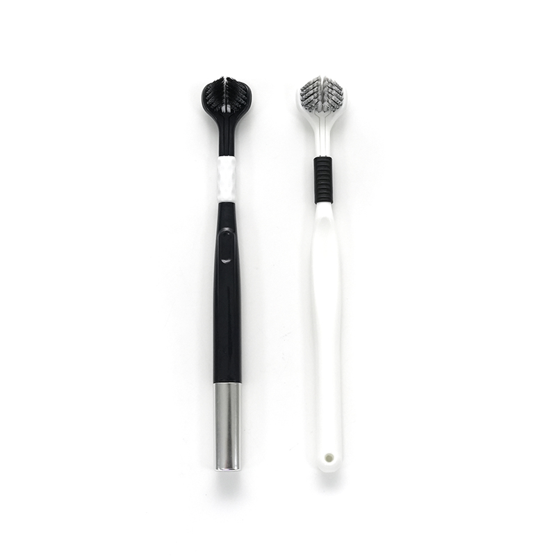 Pemegang PP Kepala Berus 3D Berus Gigi Pembersih Dalaman Dewasa Berus Gigi Pembersih Dalam Gaya USA Berus Gigi Lingkaran PBT yang sangat halus